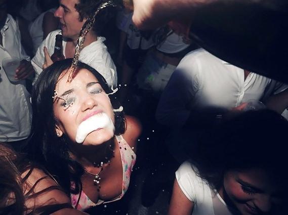 25P Champagne facial crazy parties