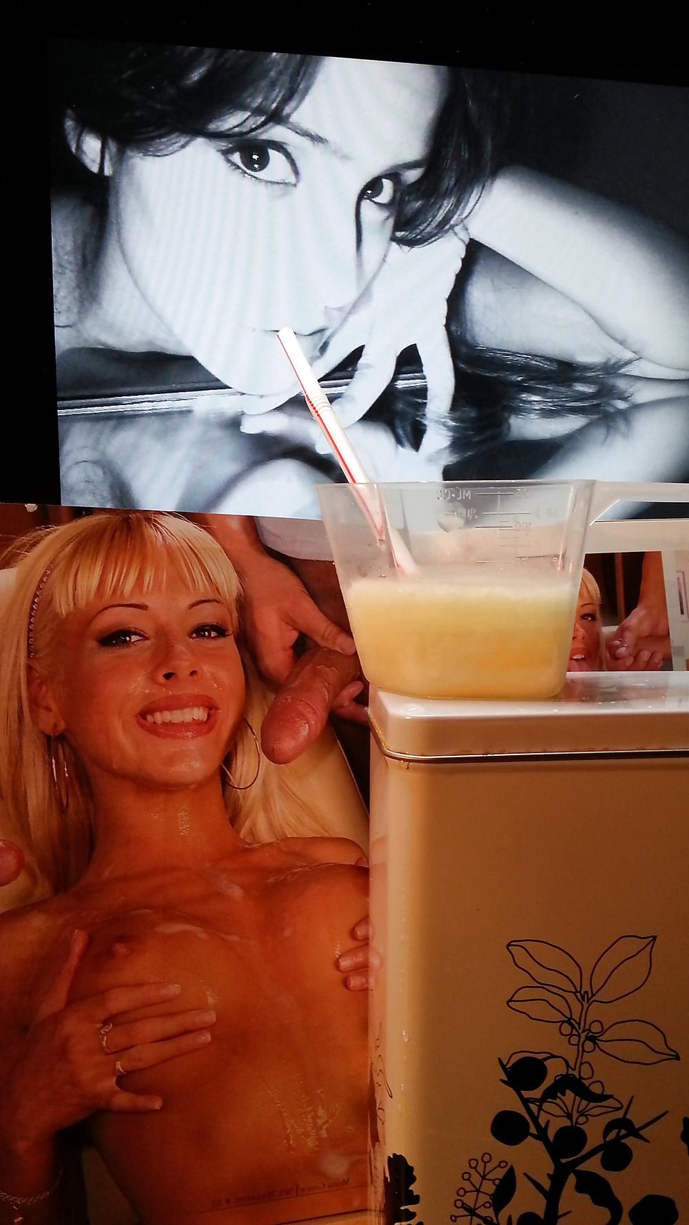 10P 60 ml sperm 7 cumshots for sandramonica to drink!