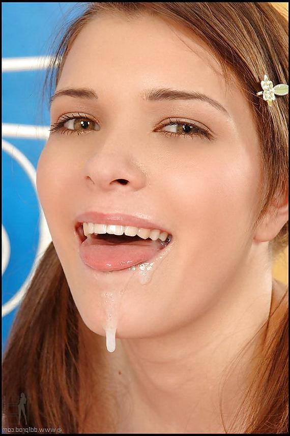 18P Sperm on face