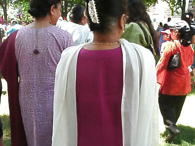 4P Indian Aunty on street
