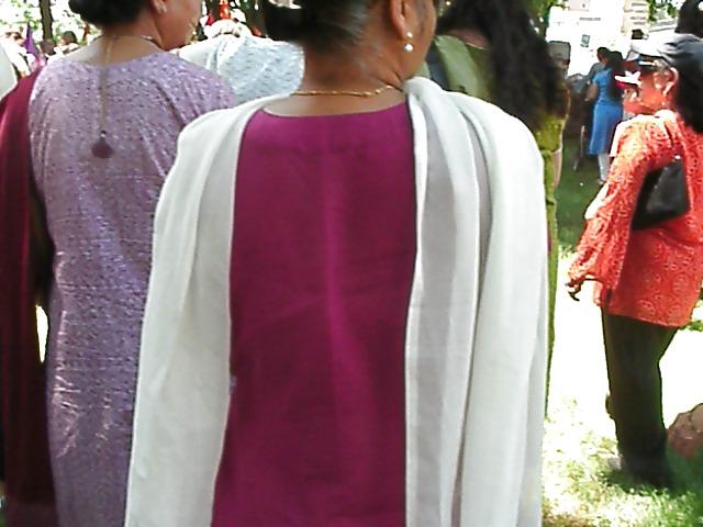 4P Indian Aunty on street
