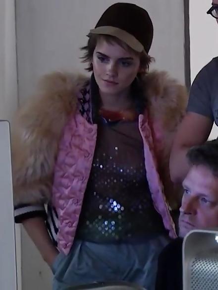 25P Emma Watson Photoshoot See through?