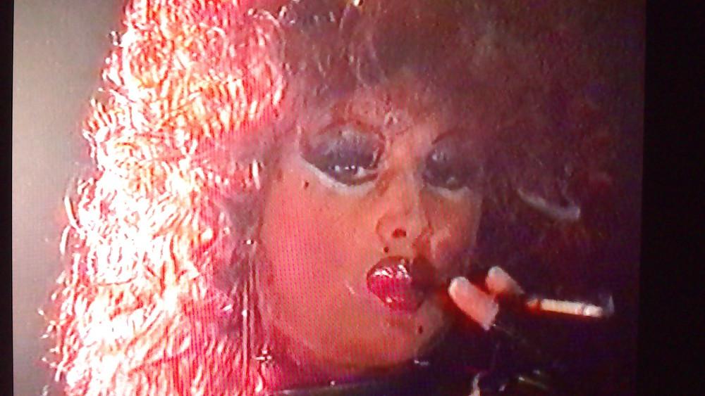 14P Redhead smoking TV tart