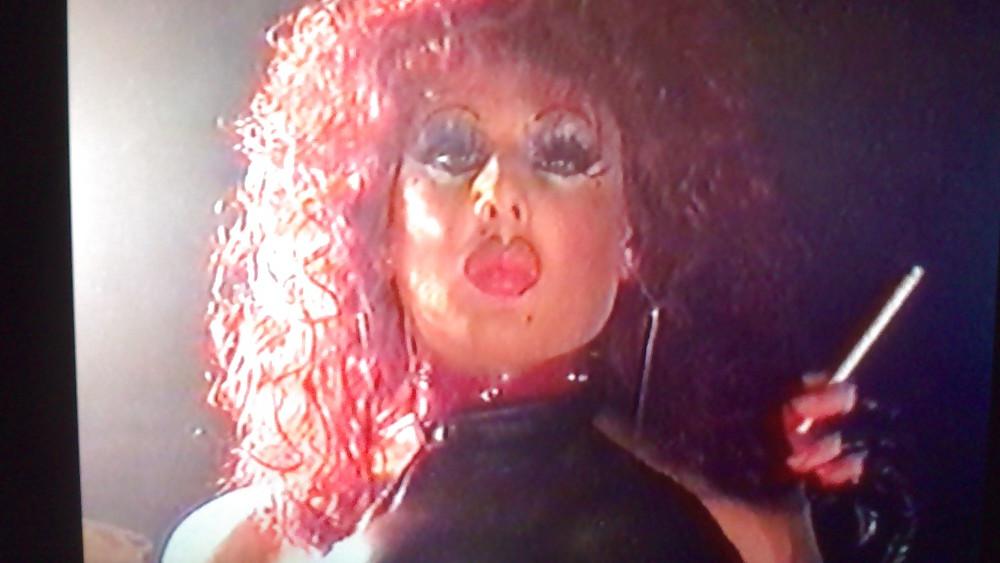14P Redhead smoking TV tart