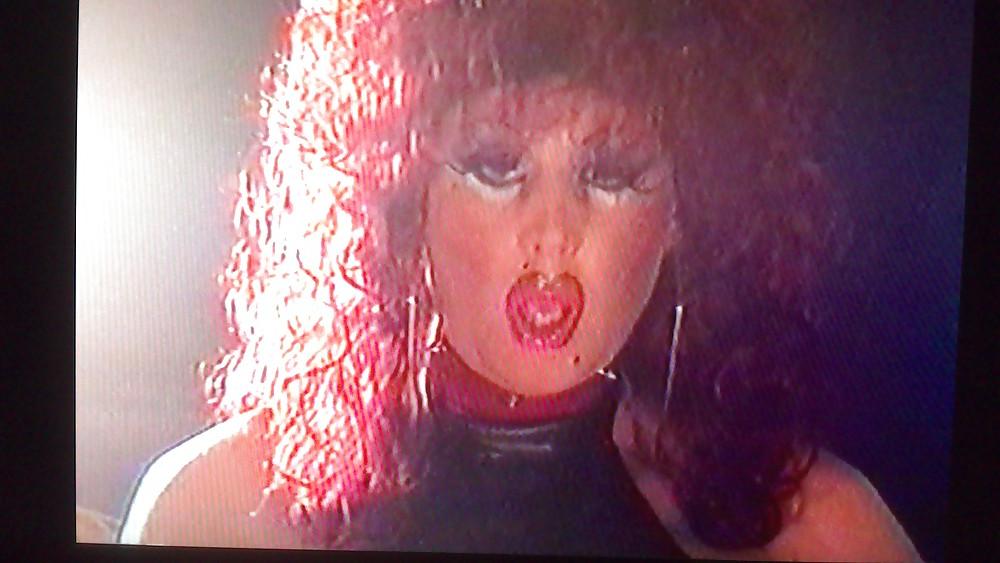 14P Redhead smoking TV tart
