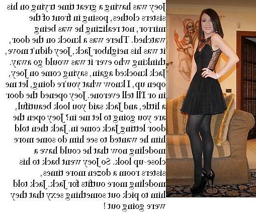 25P Caught Crossdressing Captions 2