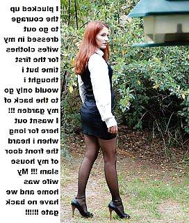 25P Caught Crossdressing Captions 2