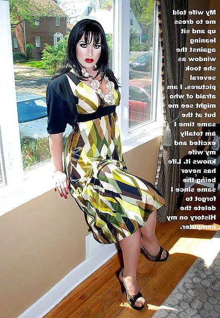 25P Caught Crossdressing Captions 2