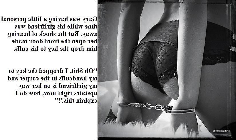 25P Caught Crossdressing Captions 2