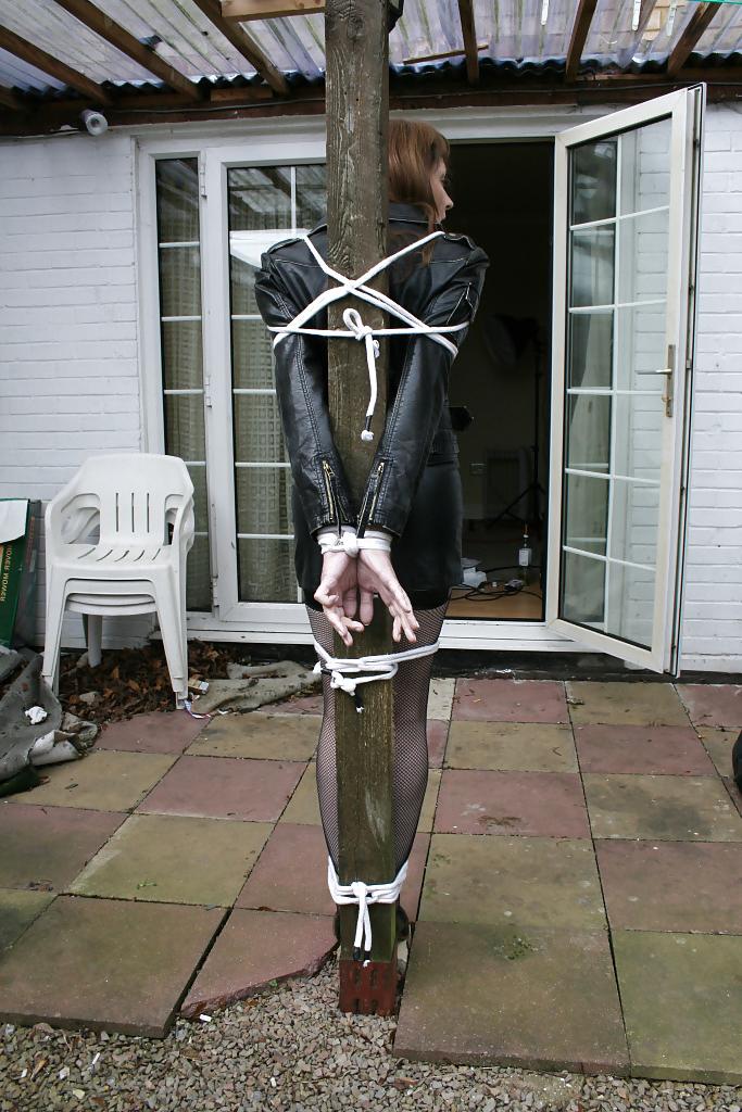 25P Outdoor bondage 