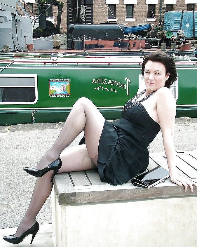 25P Heels and stockings are the best
