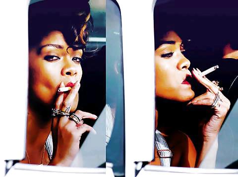 11P Rhianna-smoking