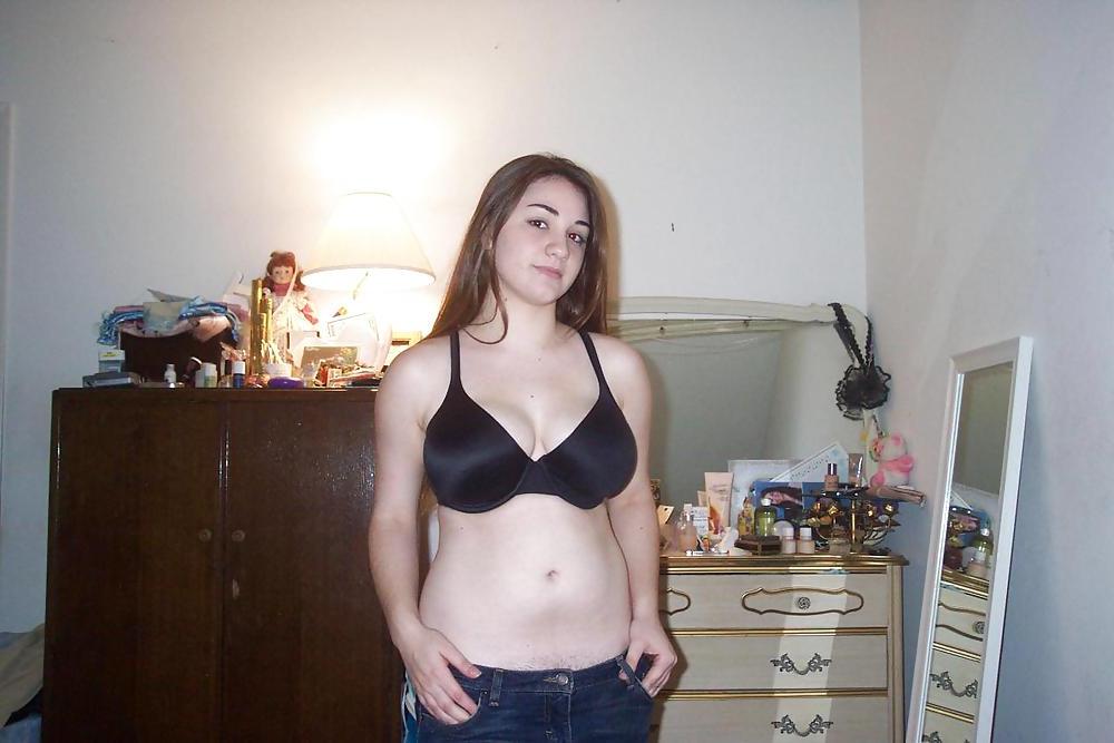 17P Young student loves her natural boobs - N. C. 
