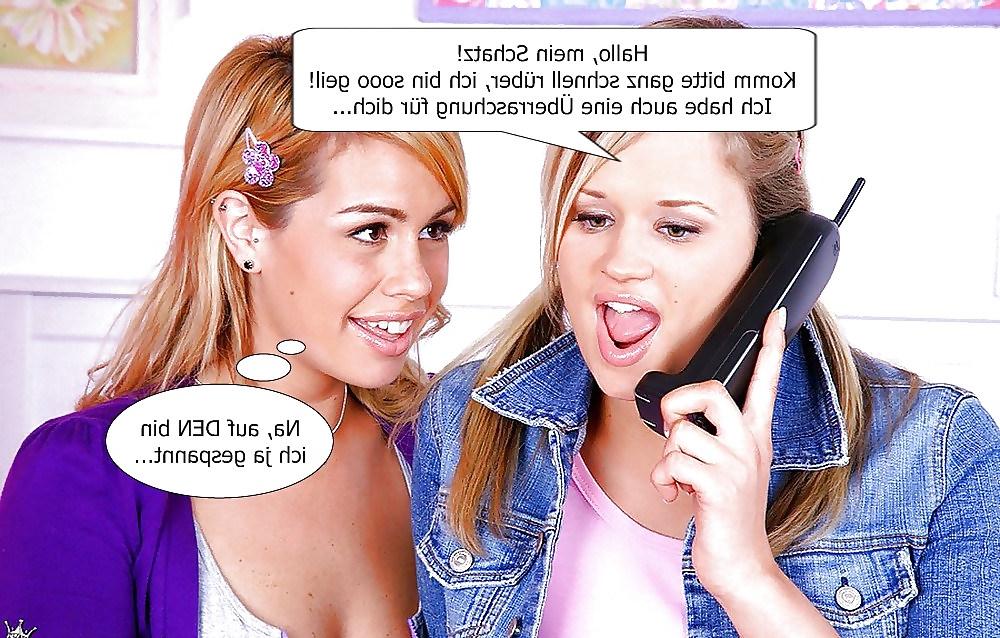 17P German Caps-Story - Threesome with 2 hot teens