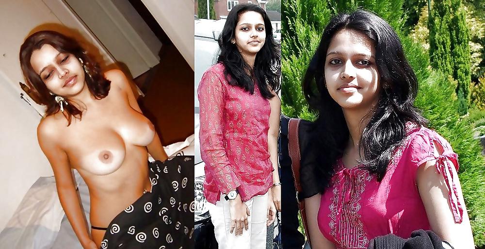 25P Dressed Undressed Indian Beauties