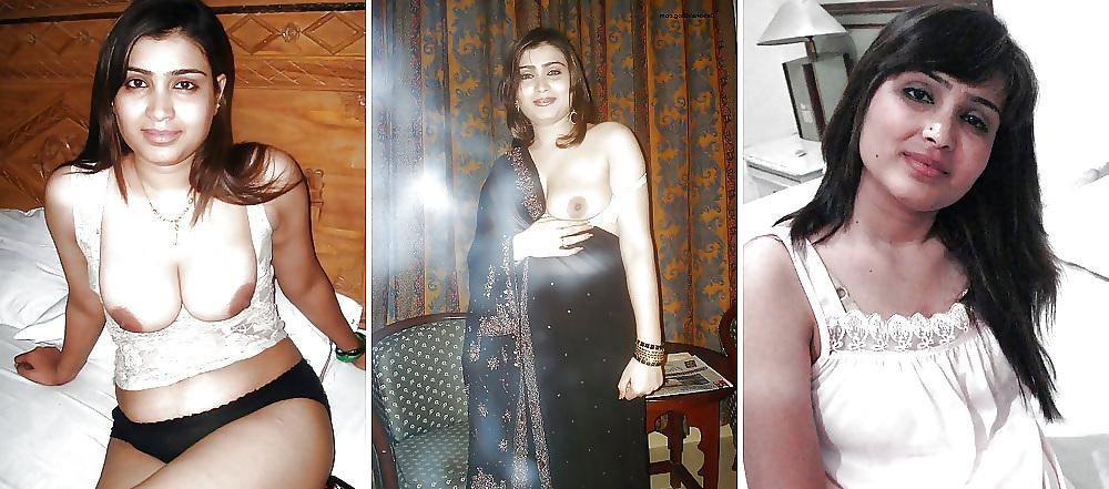 25P Dressed Undressed Indian Beauties