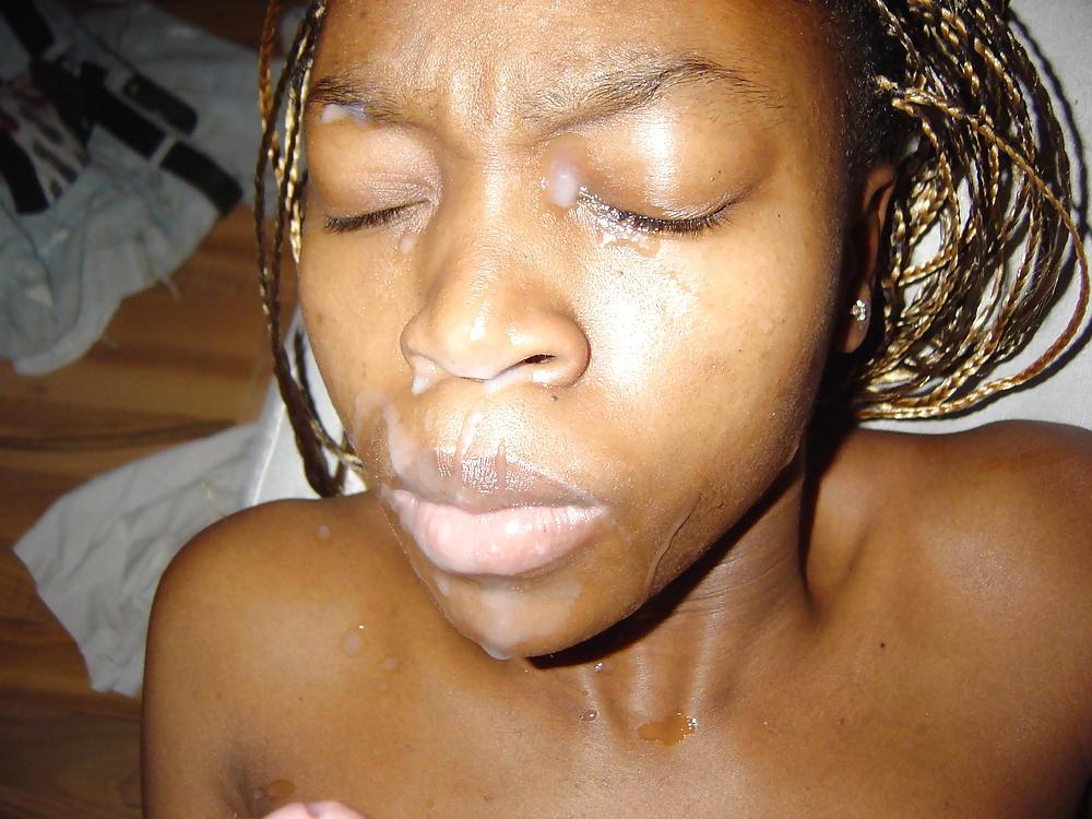 16P Ebony CumSluts