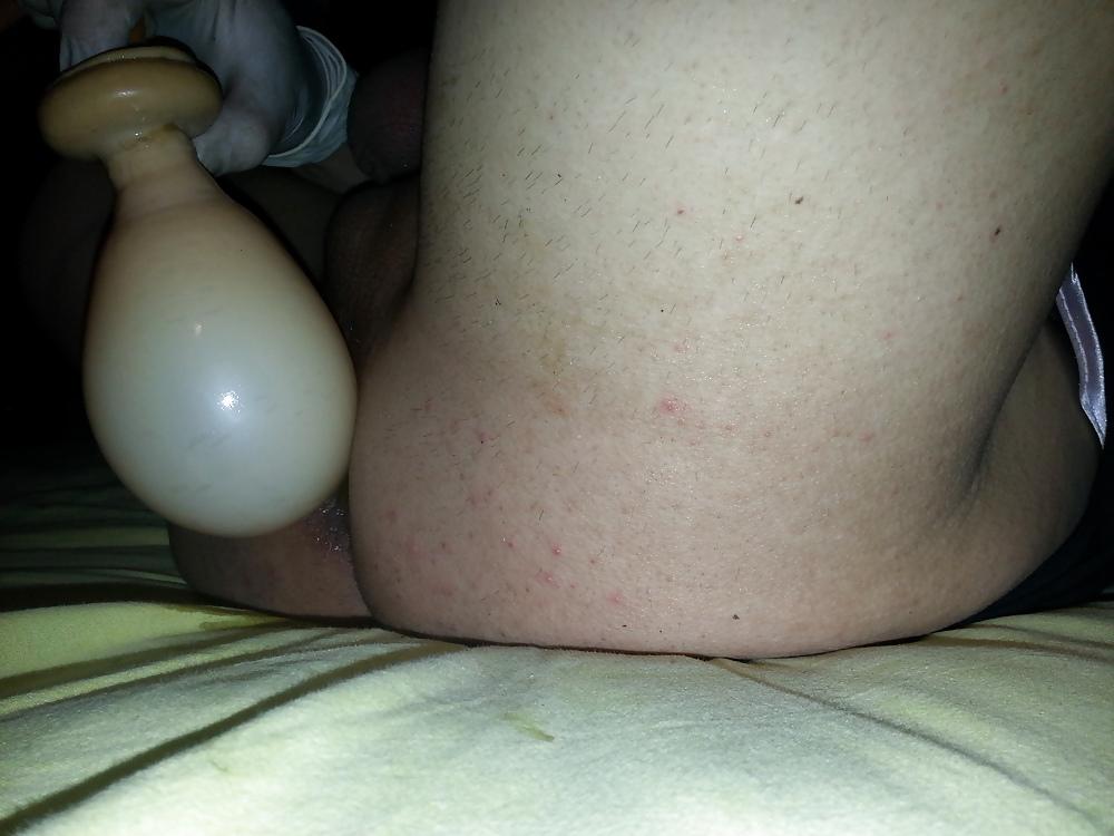 25P Inflatable plug and cock  bondage