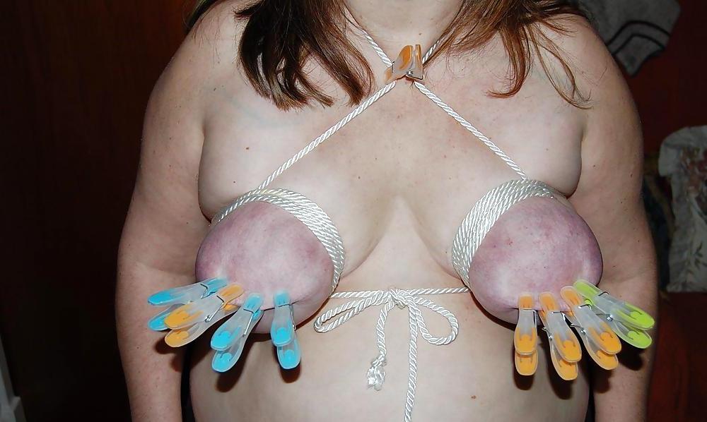 25P Tied and used tits