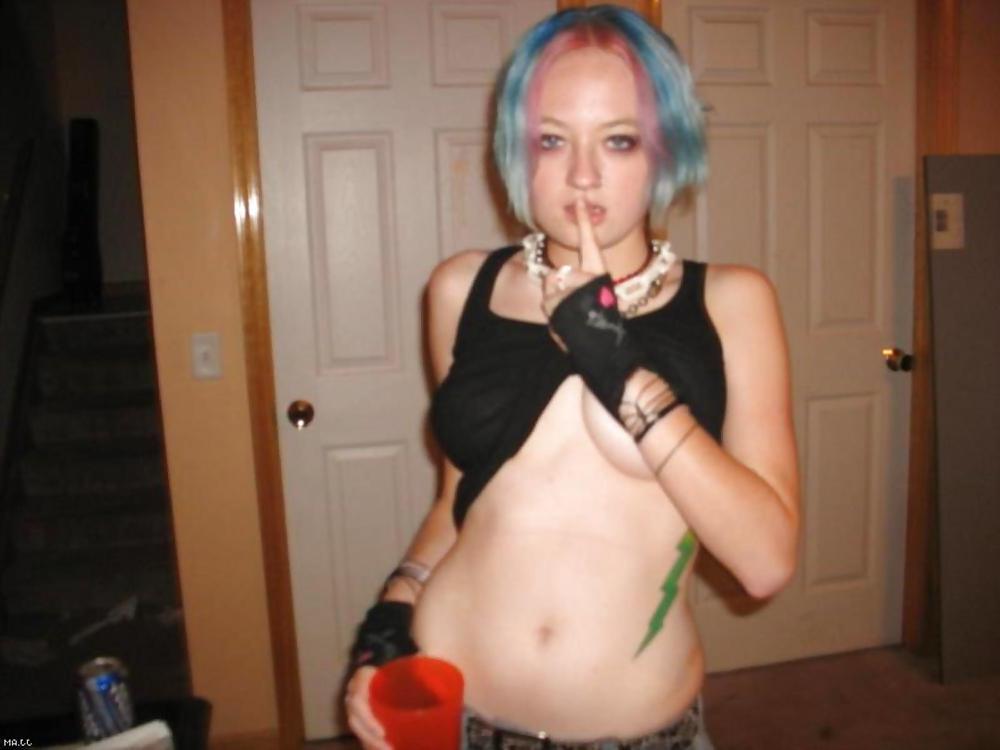 15P Sexy emo teen with big boobs