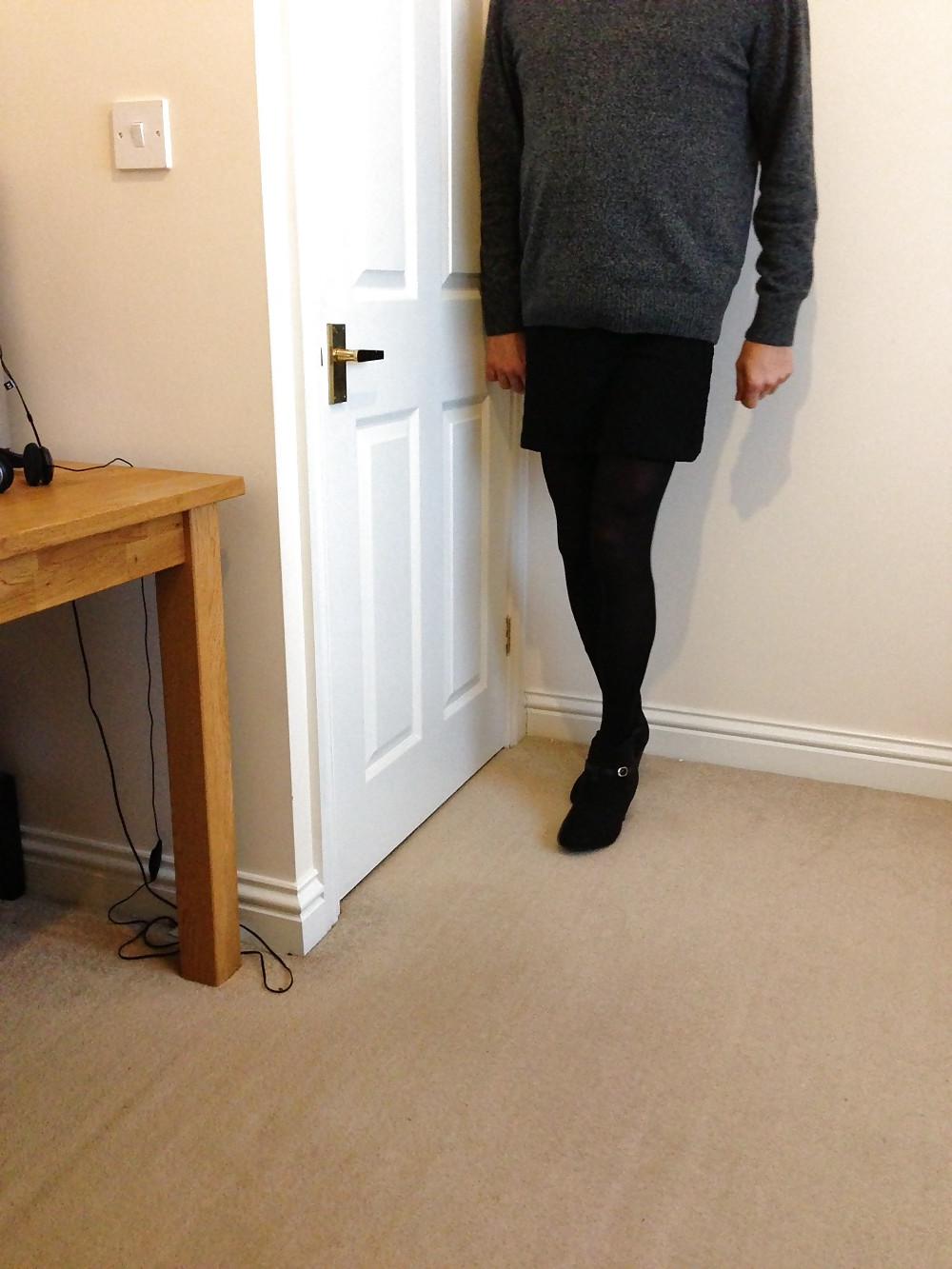 4P Skirt tights and new boots