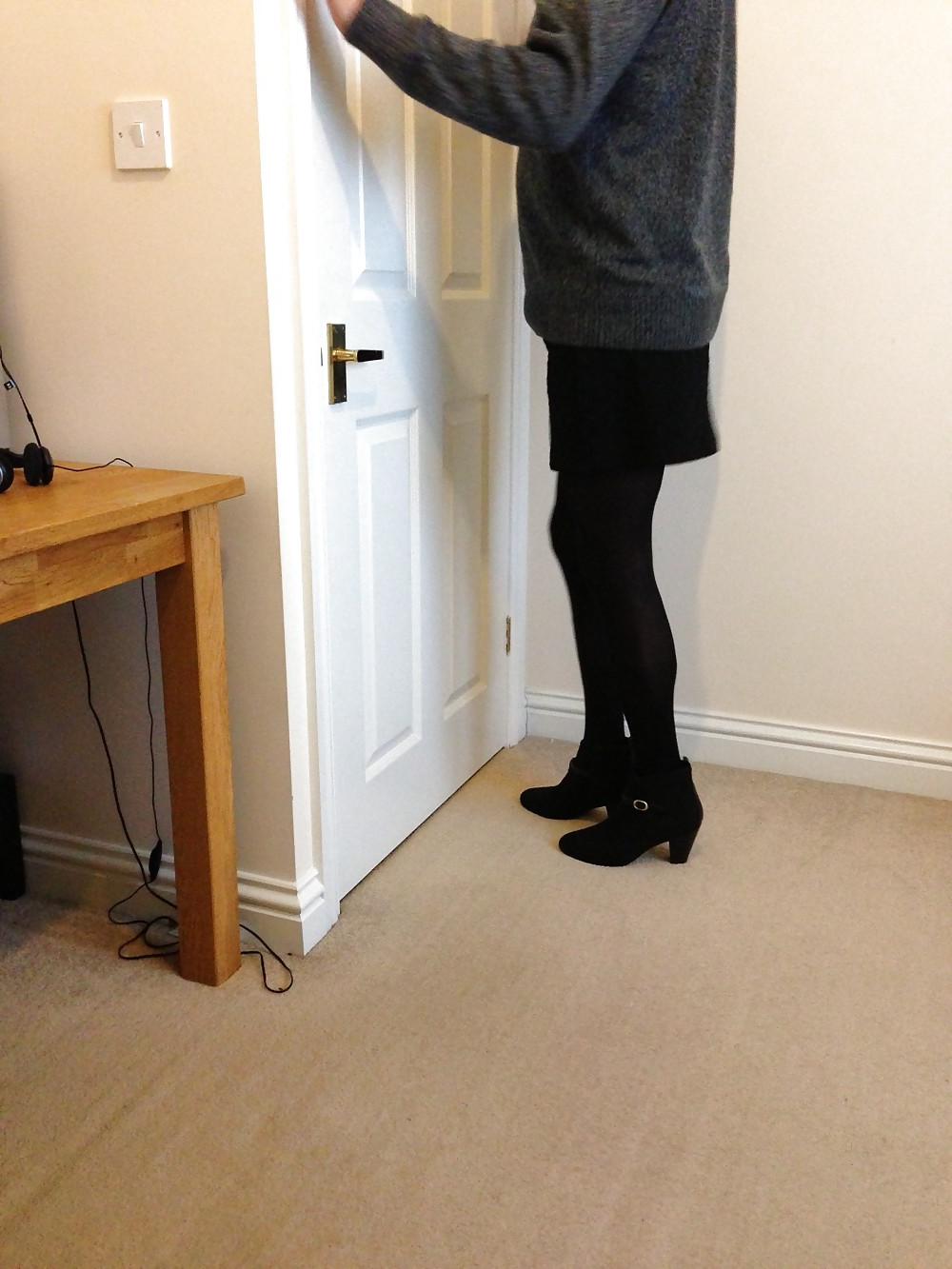 4P Skirt tights and new boots