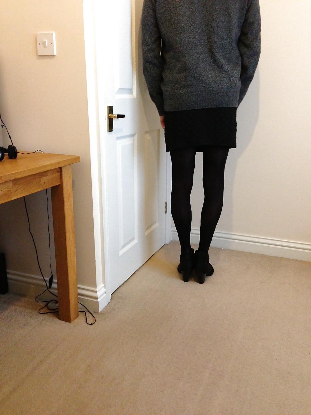 4P Skirt tights and new boots