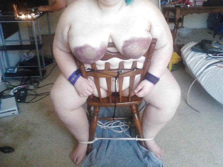8P Big bbw white ass spanked