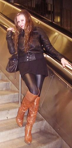 11P Ich liebe es - Leggings Lycra Spandex -2-