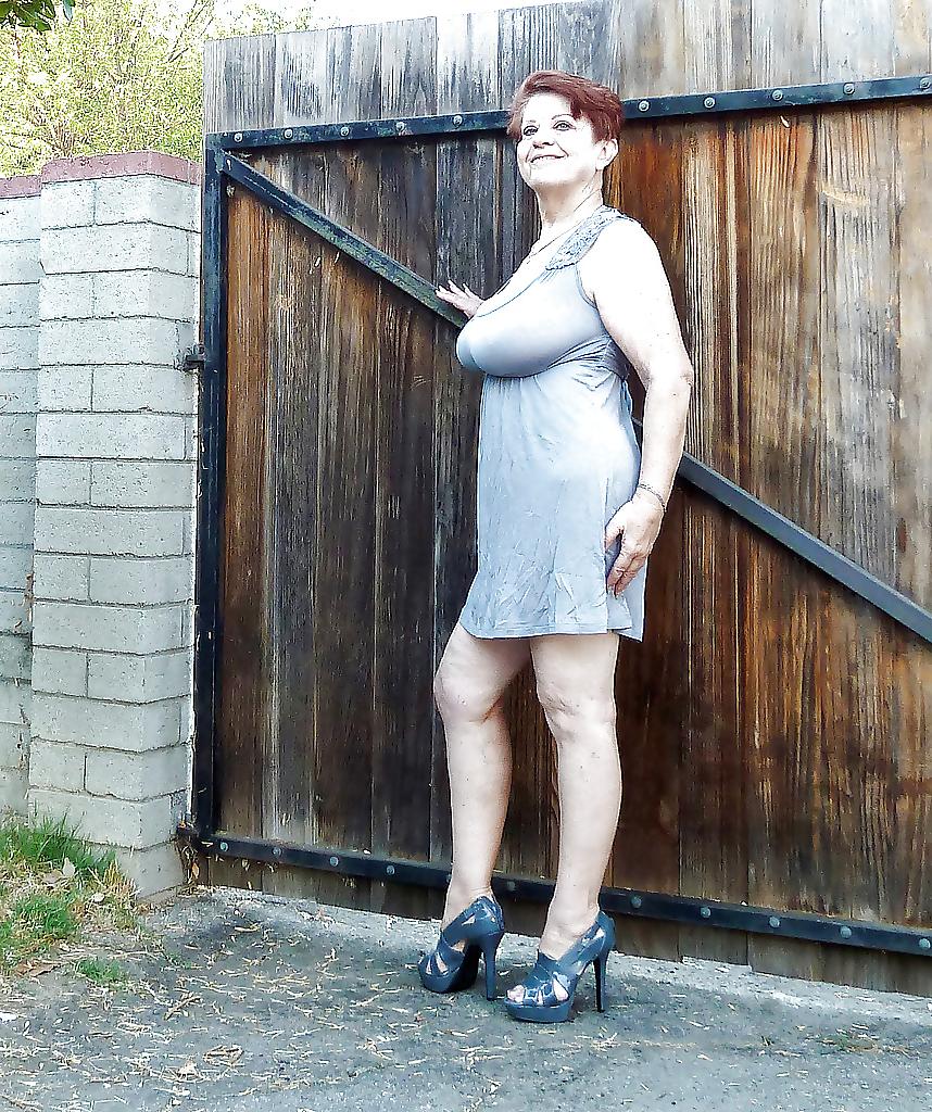 12P Big Breasted Saggy Granny