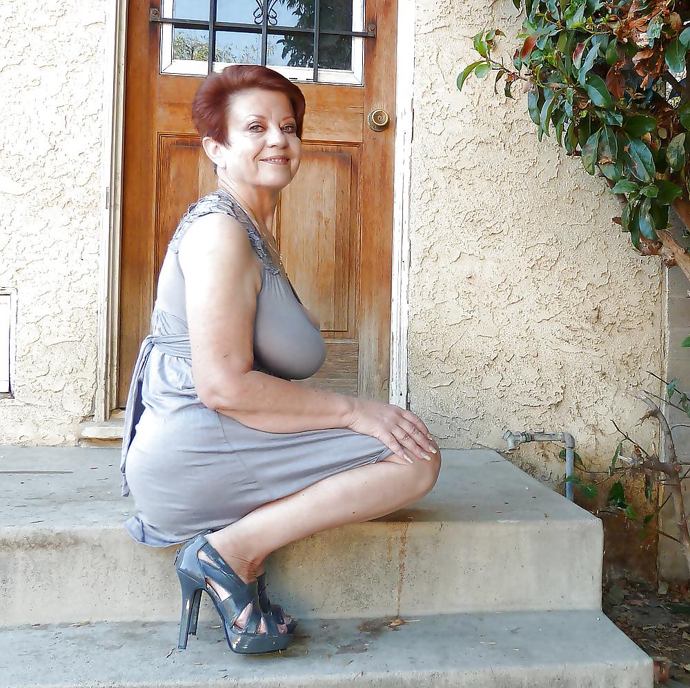 12P Big Breasted Saggy Granny