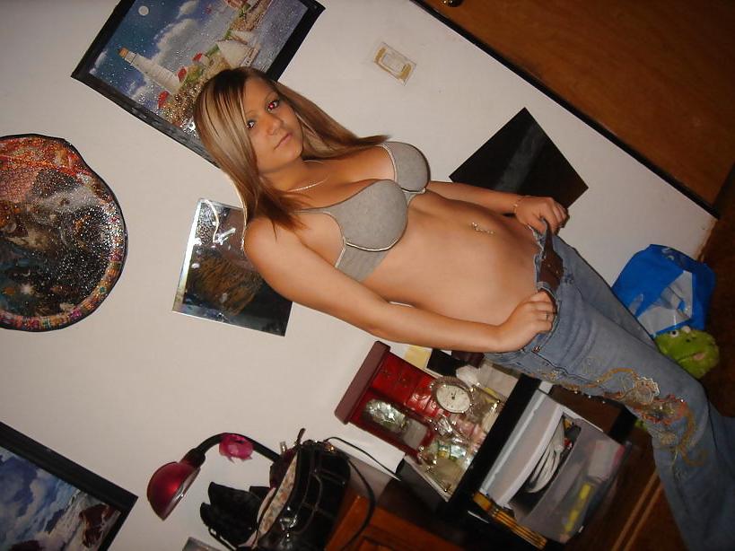 17P Pretty Teen with BOG BOOBS