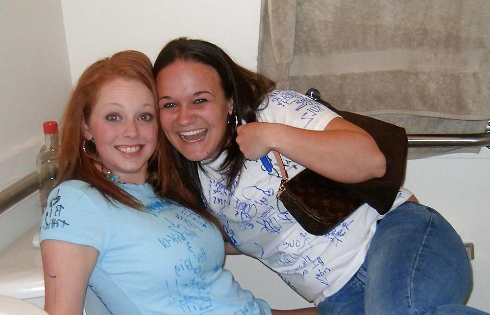 25P Big Boob Redhead