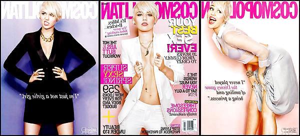 10P Sexy Miley Cyrus Photoshoot for Cosmopolitan, March 2013