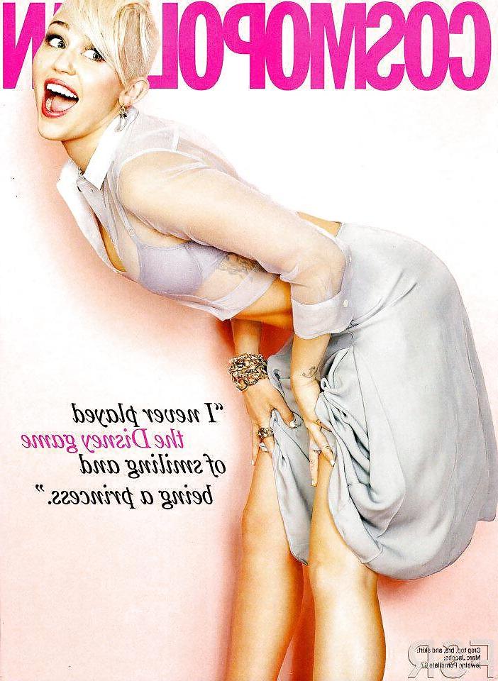 10P Sexy Miley Cyrus Photoshoot for Cosmopolitan, March 2013