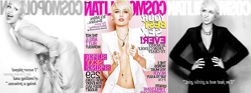 10P Sexy Miley Cyrus Photoshoot for Cosmopolitan, March 2013