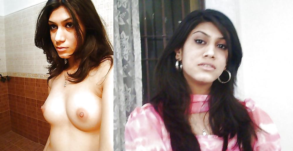 25P Arab persian indian muslim teen girls dressed undressed