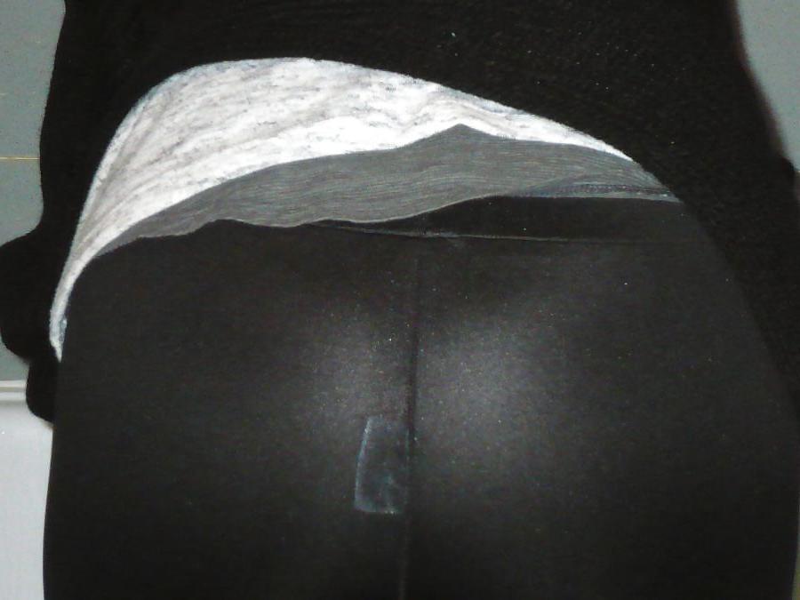 6P Black spandex 