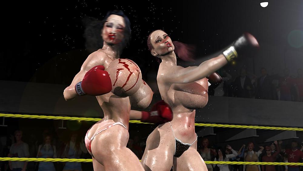 4P Catfight toon