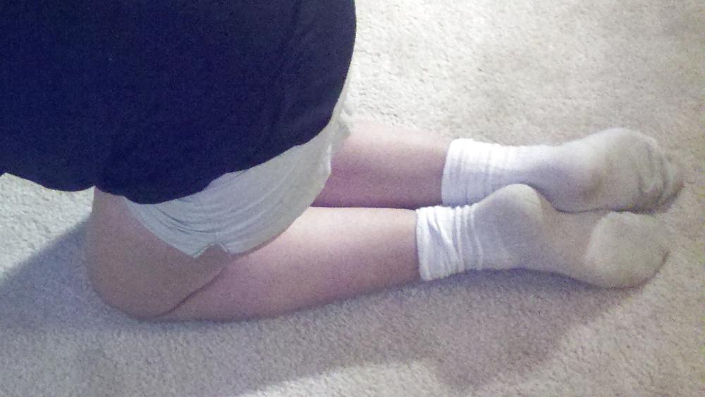 24P Sexy slutty white socks 