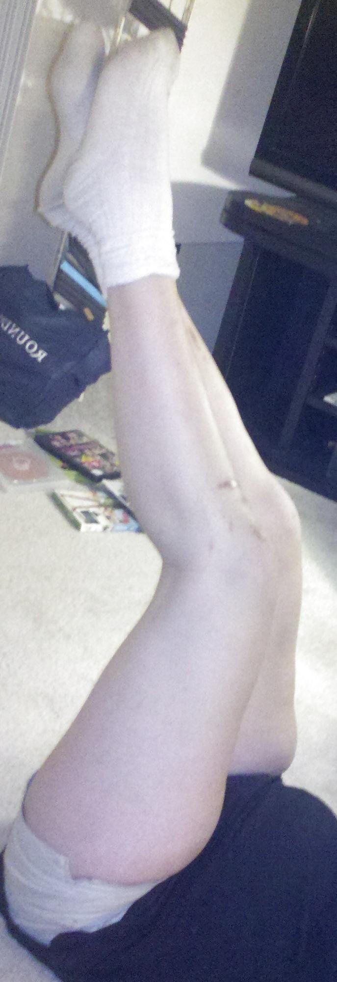 24P Sexy slutty white socks 