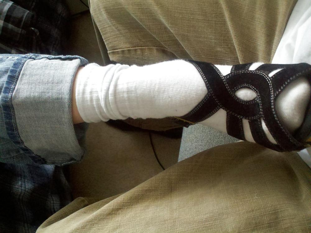 24P Sexy slutty white socks 