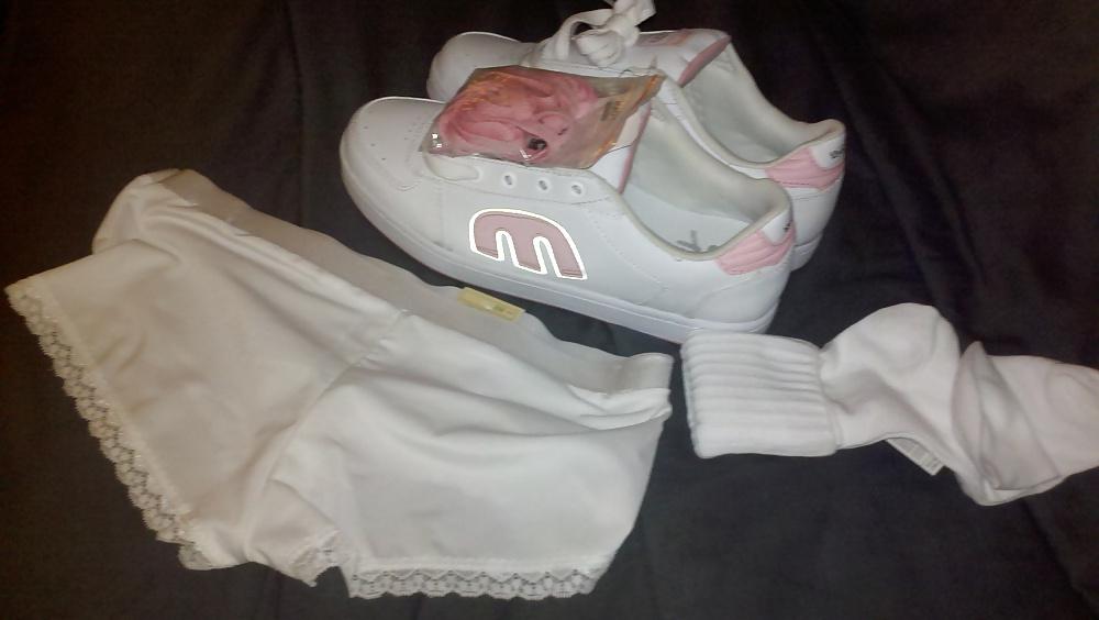 24P Sexy slutty white socks 