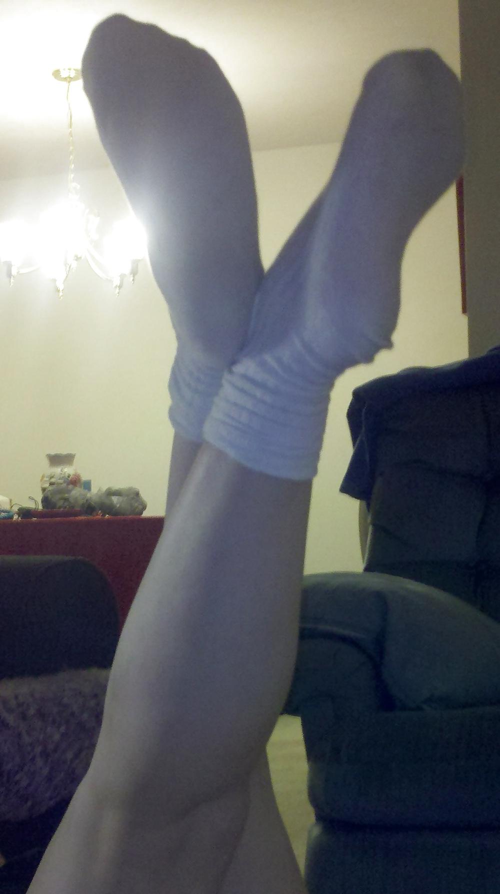 24P Sexy slutty white socks 