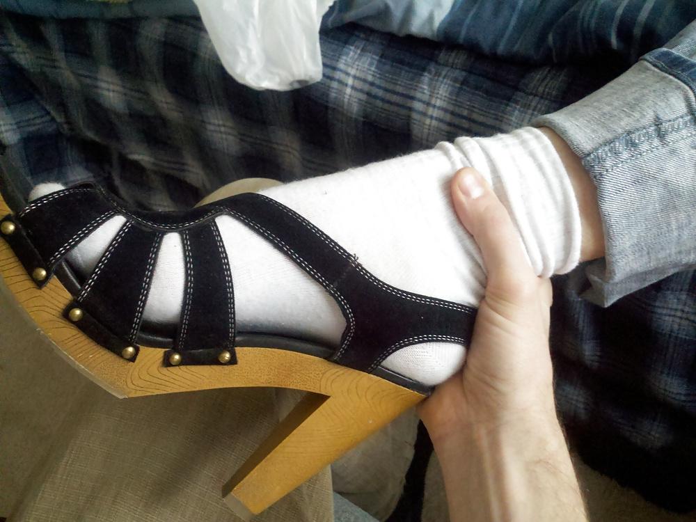 24P Sexy slutty white socks 
