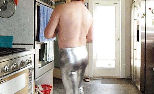 10P Spandex fetish