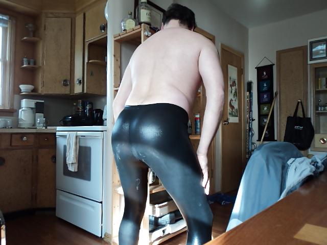 10P Spandex fetish