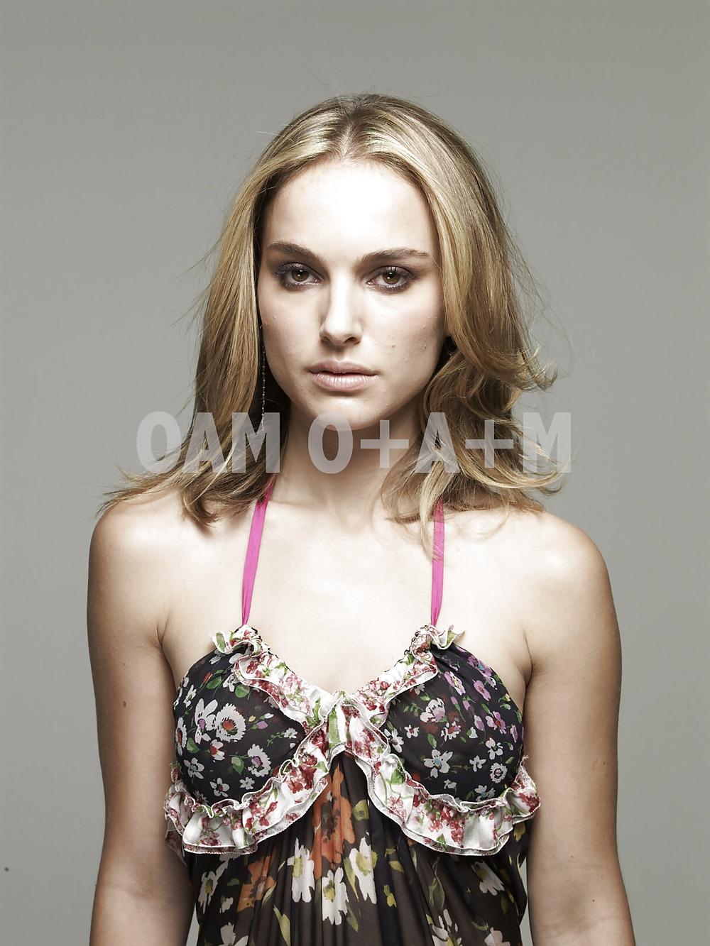 8P Natalie portman see-through photoshoot