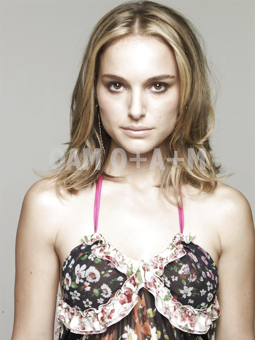 8P Natalie portman see-through photoshoot