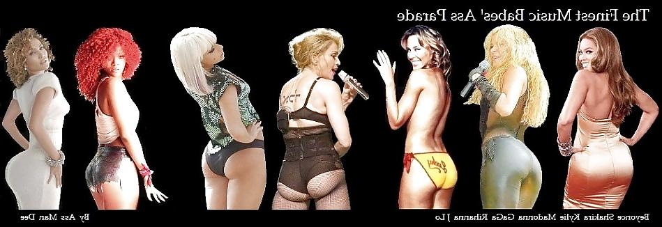 8P Music Babes Ass Butt Bum Montage ..Hot!